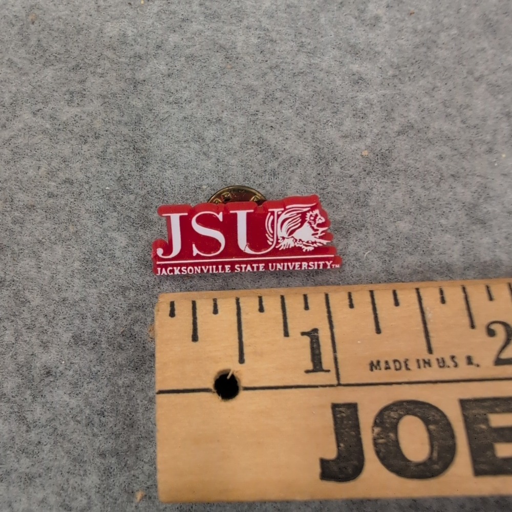 Jacksonville State University JSU Gamecocks Lapel Pin Lot of 10 Red White Logo - Picture 2 of 2
